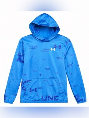 Under Armour Blue Graphic Hooded Pullover